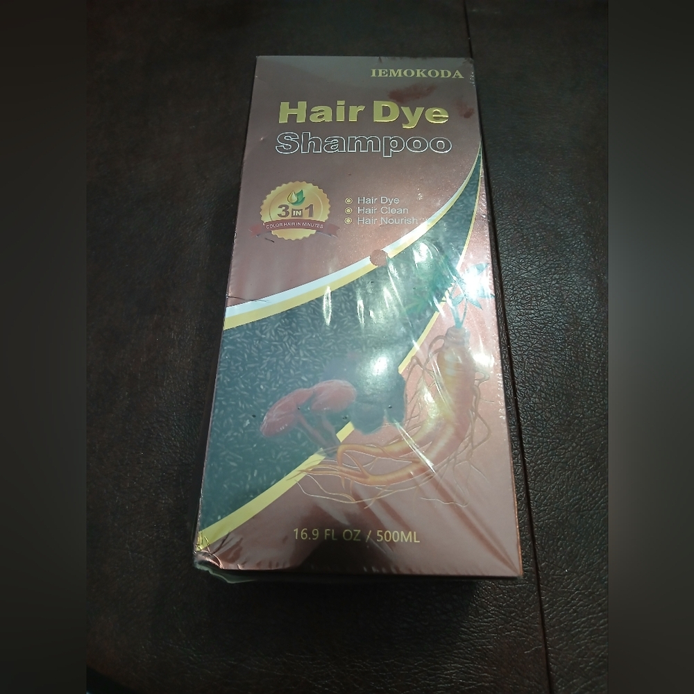 Iemokoda Hair Dye Shampoo 3 In 1 Hair Dye Hair Clean Hair Nourish Wine Red C-5